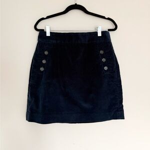Banana Republic Navy Button-Accent Mini Skirt Size 4